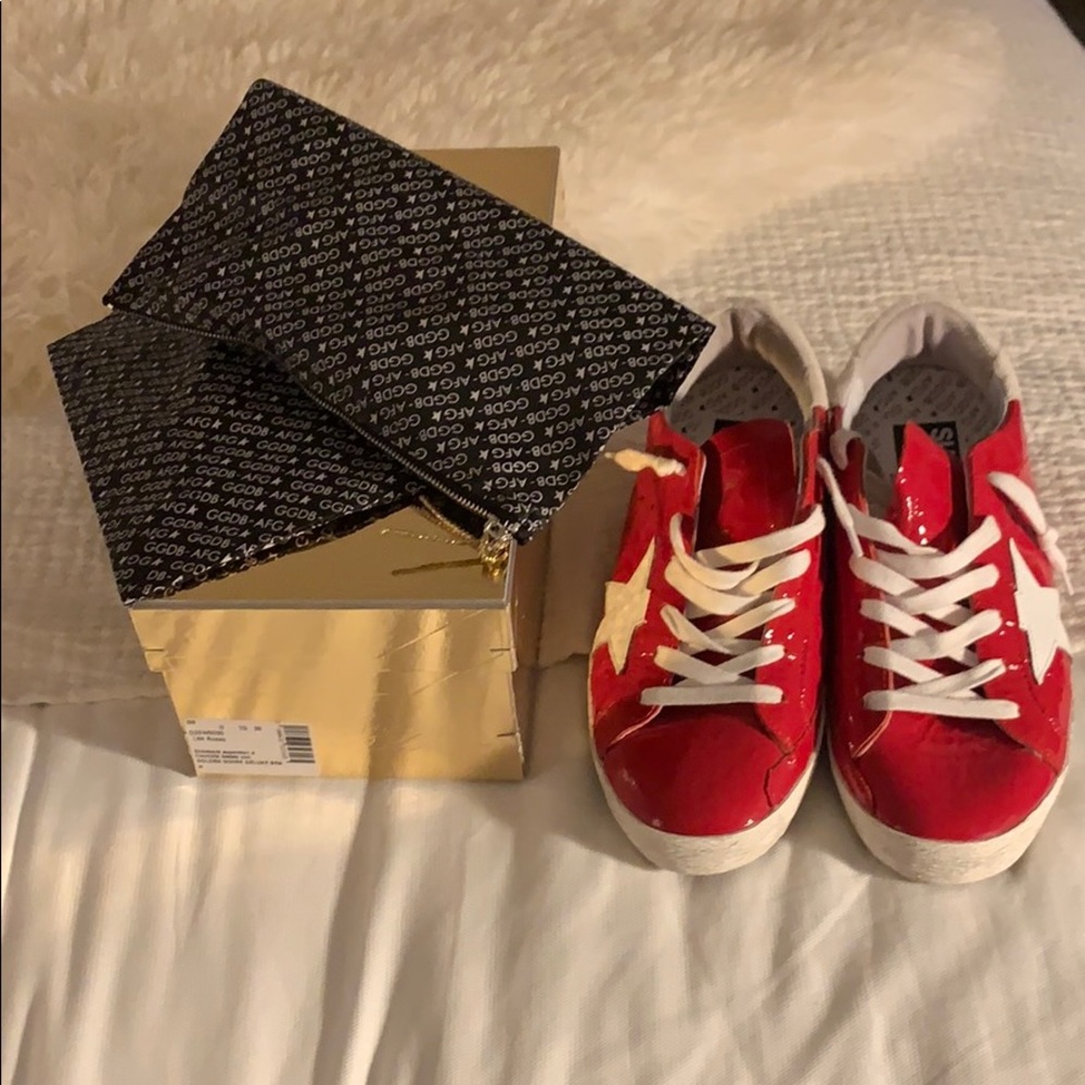 GOLDEN GOOSE SUPERSTAR SIZE 8 OR 38 JUST USED ONCE